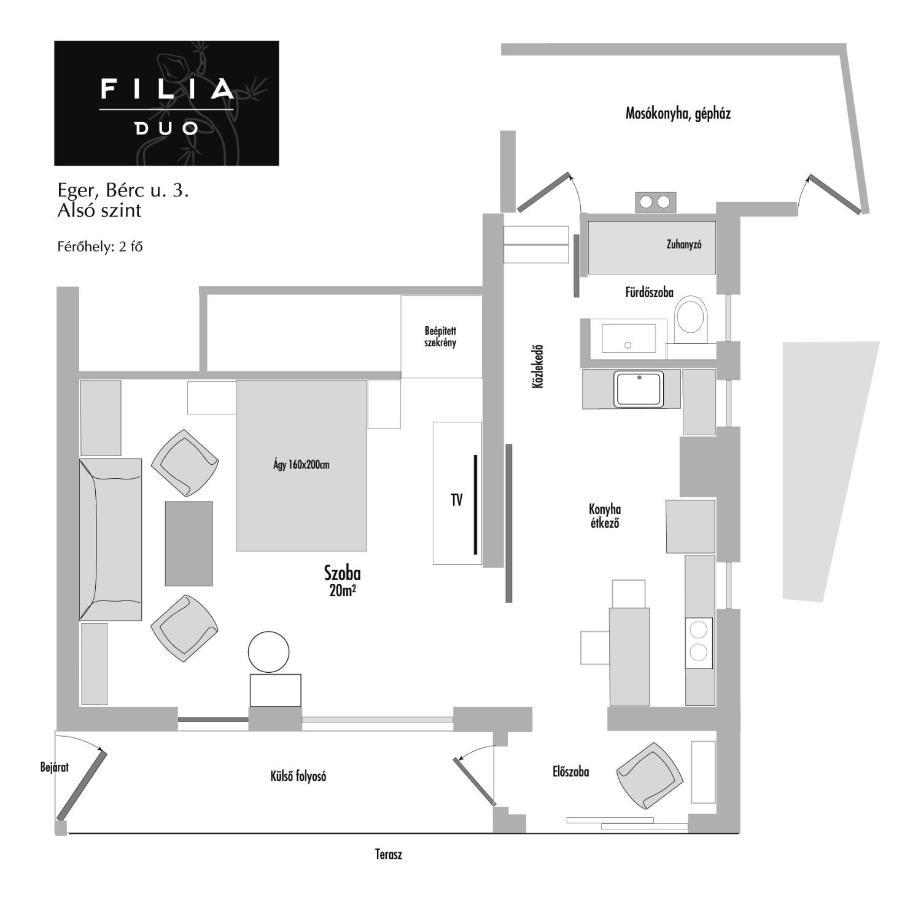 Filia Apartman Eger Exterior photo